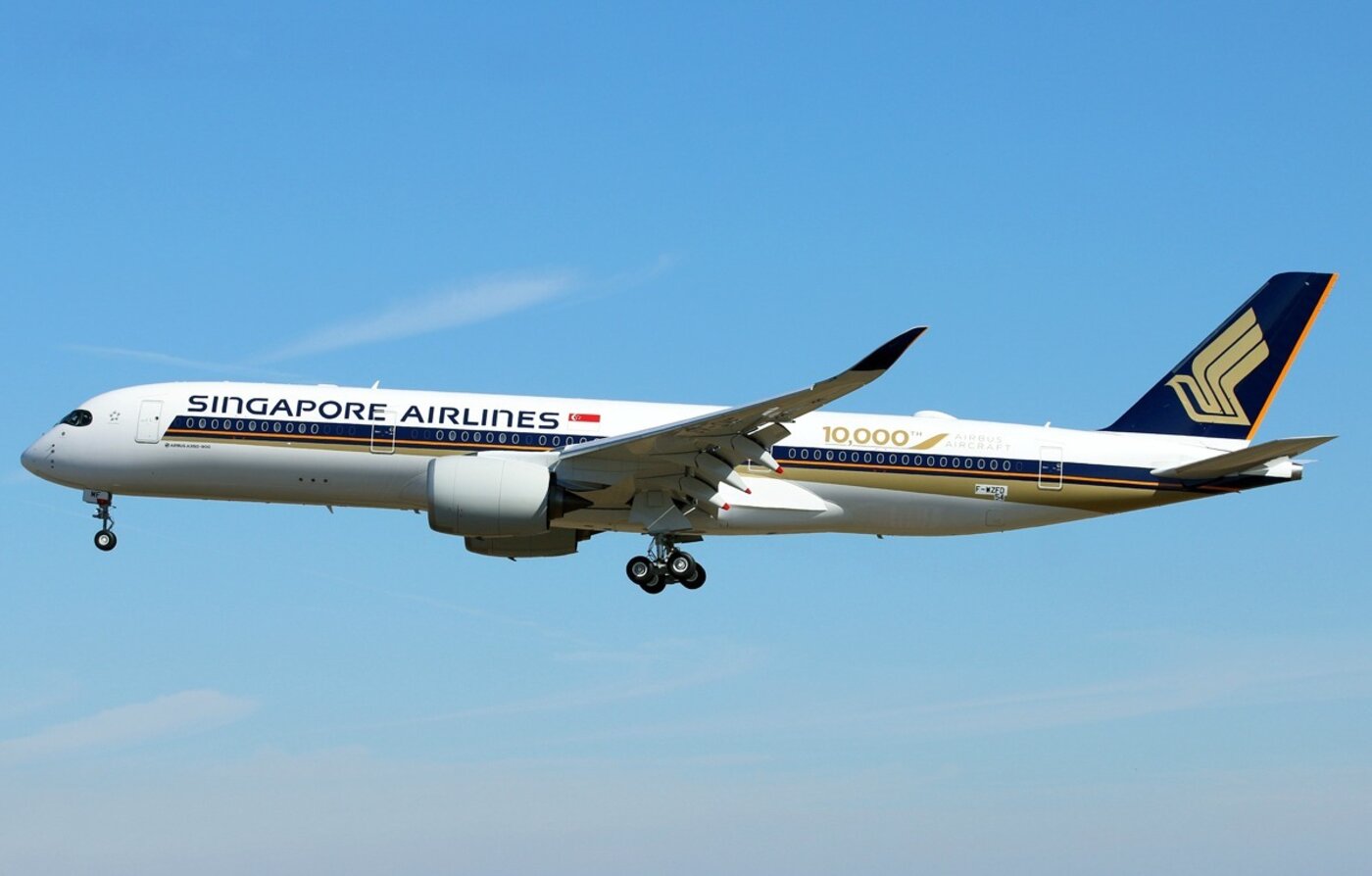 Singapore Airlines Airbus A350 in flagship livery