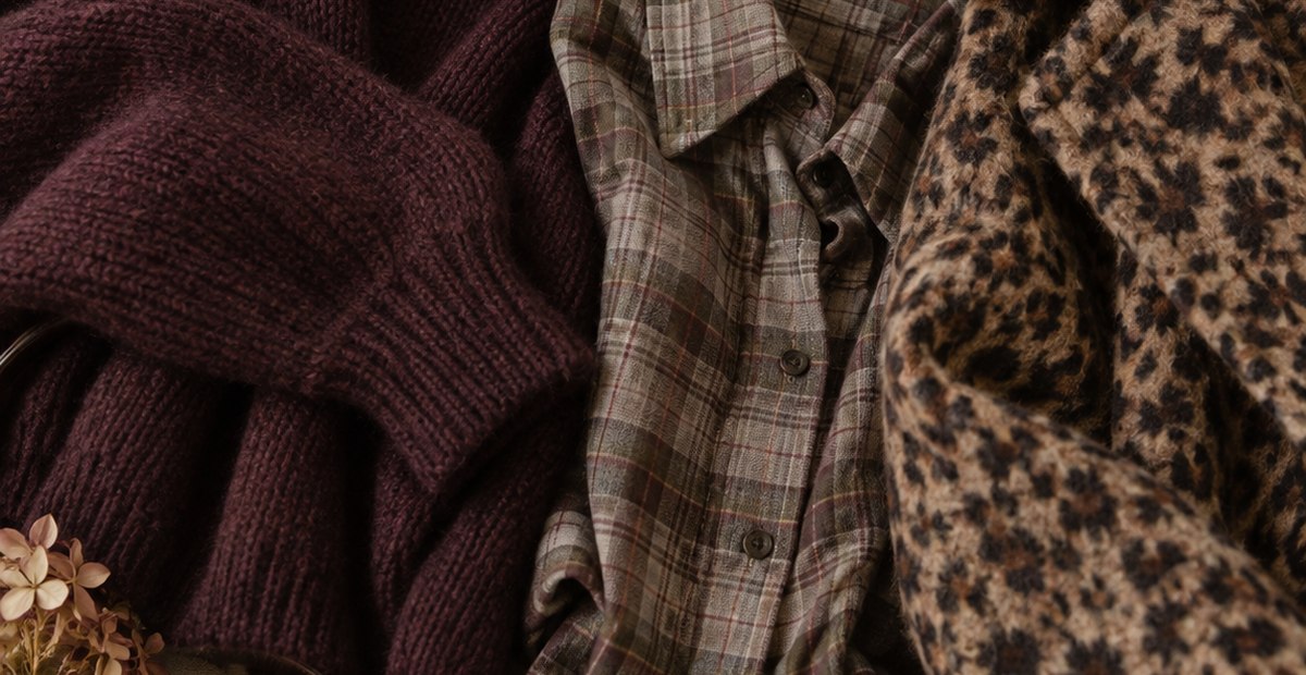 Plum knitwear, layered checks and animal print outerwear for autumn winter 2026